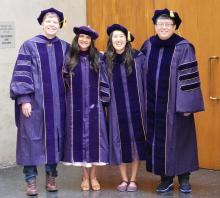 photo of graduates in caps and gowns